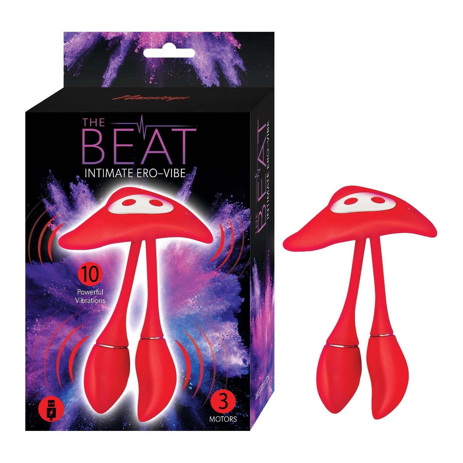 THE BEAT INTIMATE ERO-VIBE-RED - #3222-1
