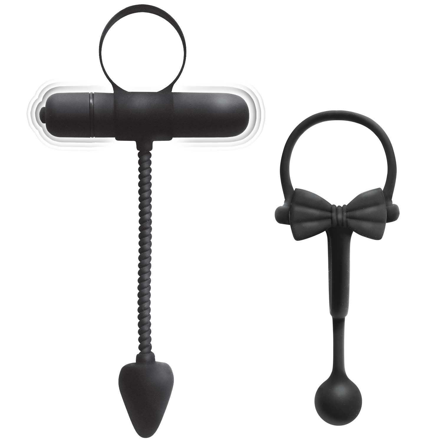 ENHANCER COCKRING 2 PACK-BLACK - #3105