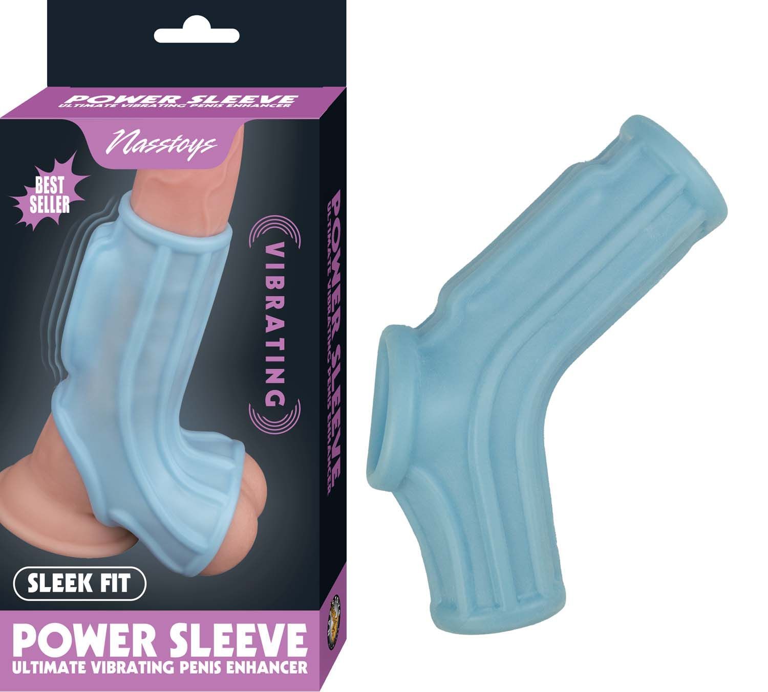 VIBRATING WAVE SLEEVE-BLUE - #3125-2