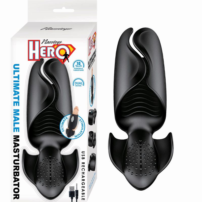 HERO ULTIMATE MALE MASTURBATOR-BLACK - #3029