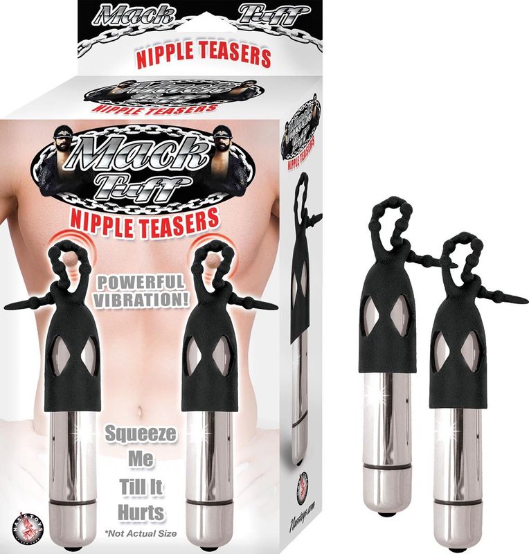 MACK TUFF NIPPLE TEASERS-SILVER/BLACK - #2899