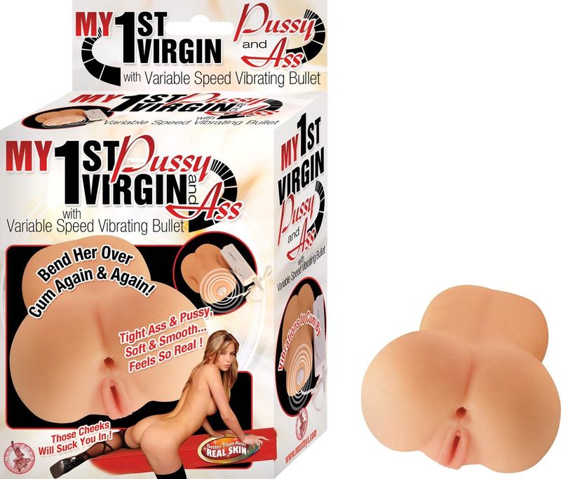 MY 1ST VIRGIN PUSSY AND ASS - WHITE - #2358-1