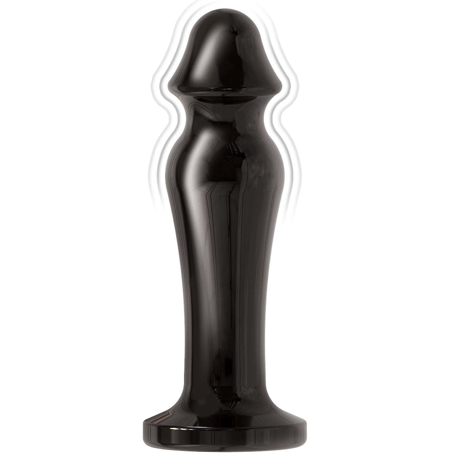 ASS-SATION REMOTE VIBRATING METAL ANAL LOVER-BLACK - #3116-2