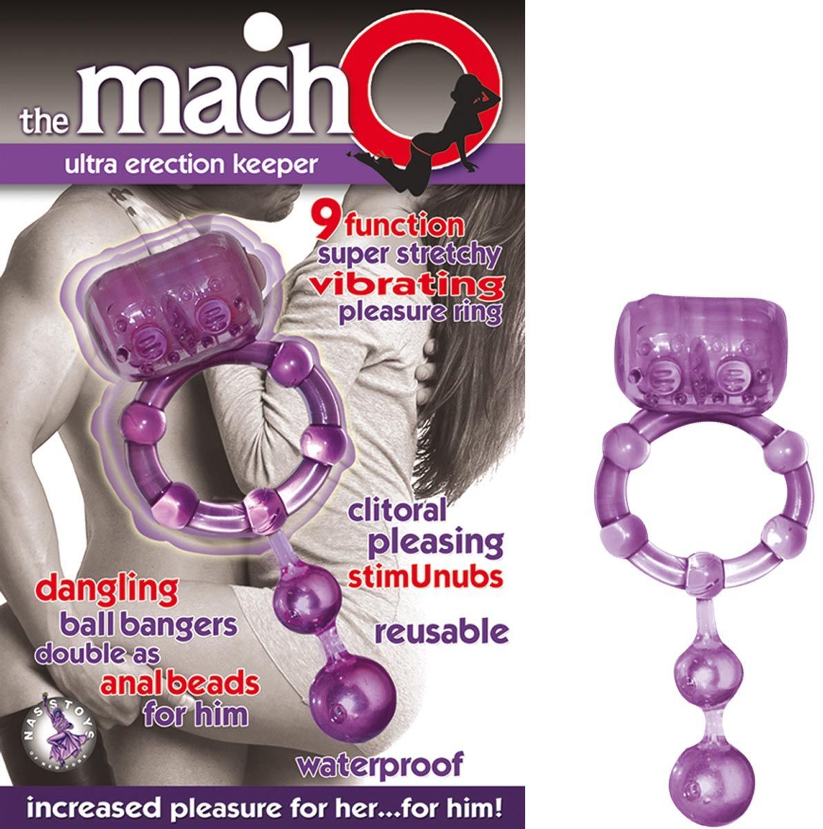 THE MACHO ULTRA ERECTION KEEPER-PURPLE - #1916-2