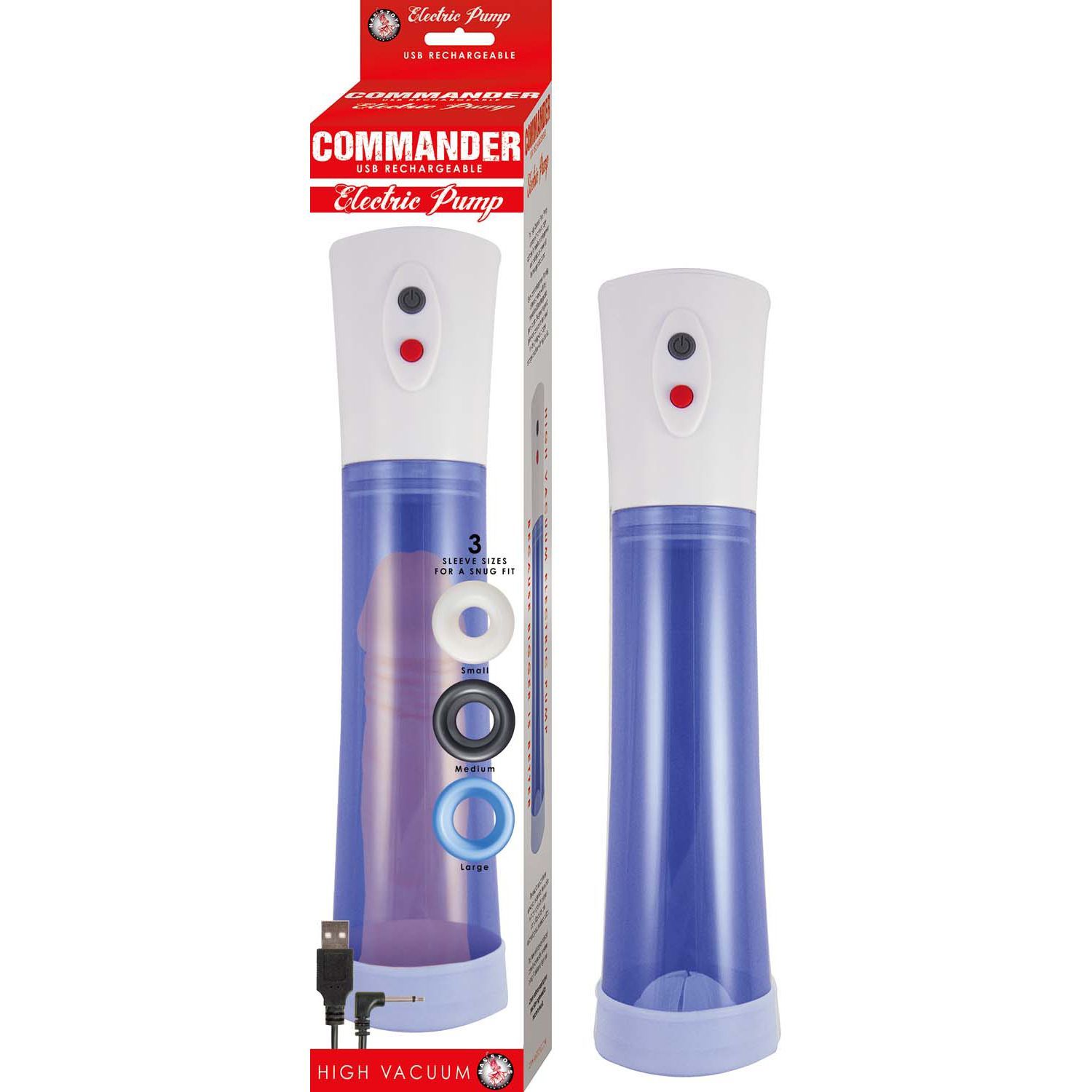 COMMANDER ELECTRIC PUMP-BLUE - #2827-2