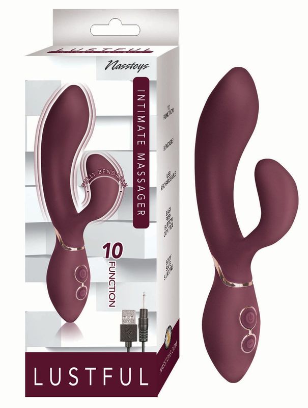 LUSTFUL INTIMATE MASSAGER-EGGPLANT - #3020