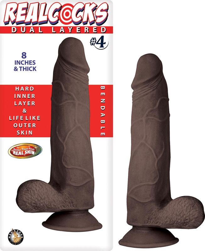 REALCOCKS DUAL LAYERED #4-DARK BROWN - #2783-3