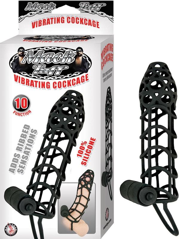 MACK TUFF VIBRATING COCKCAGE-BLACK - #2644-2