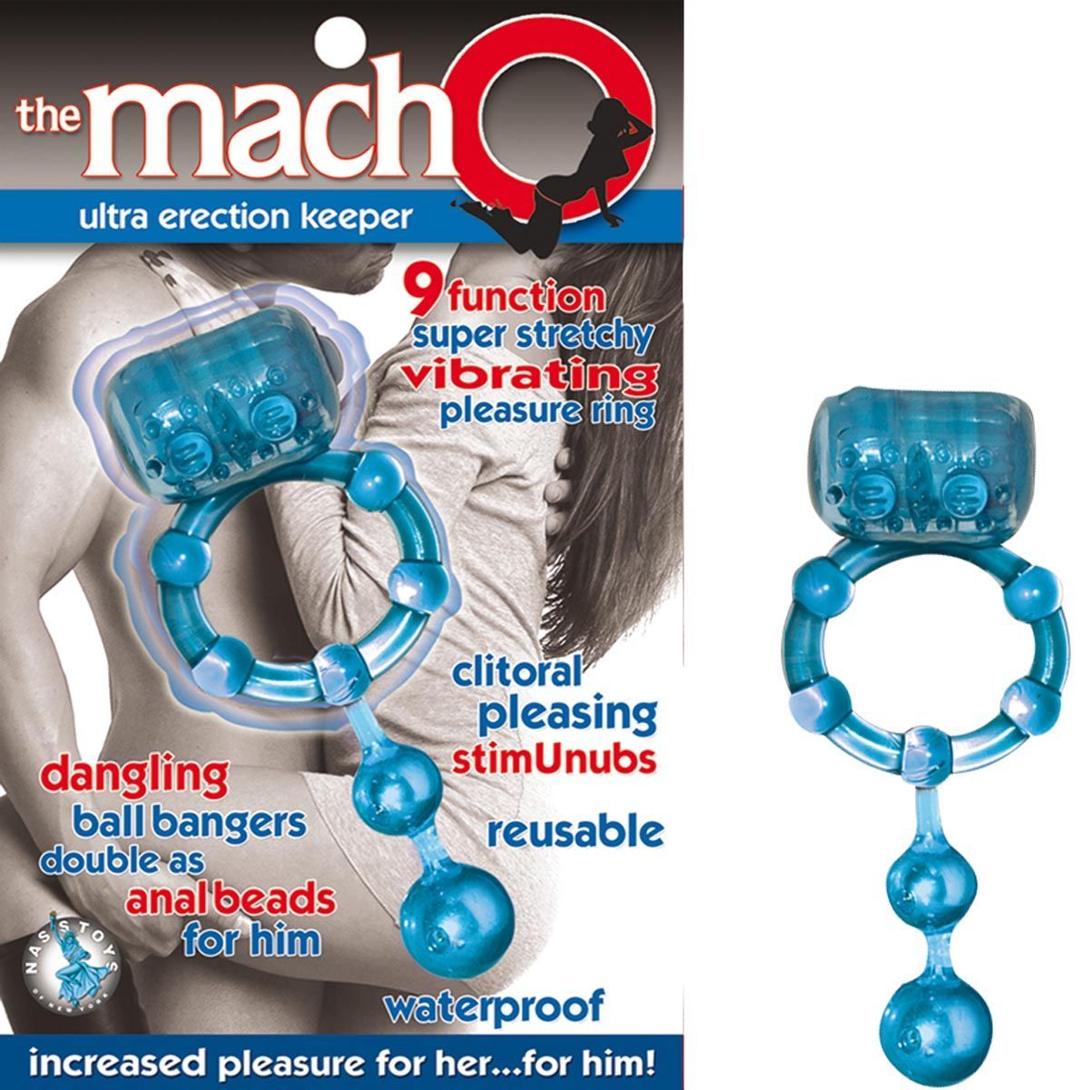 THE MACHO ULTRA ERECTION KEEPER-BLUE - #1916-1