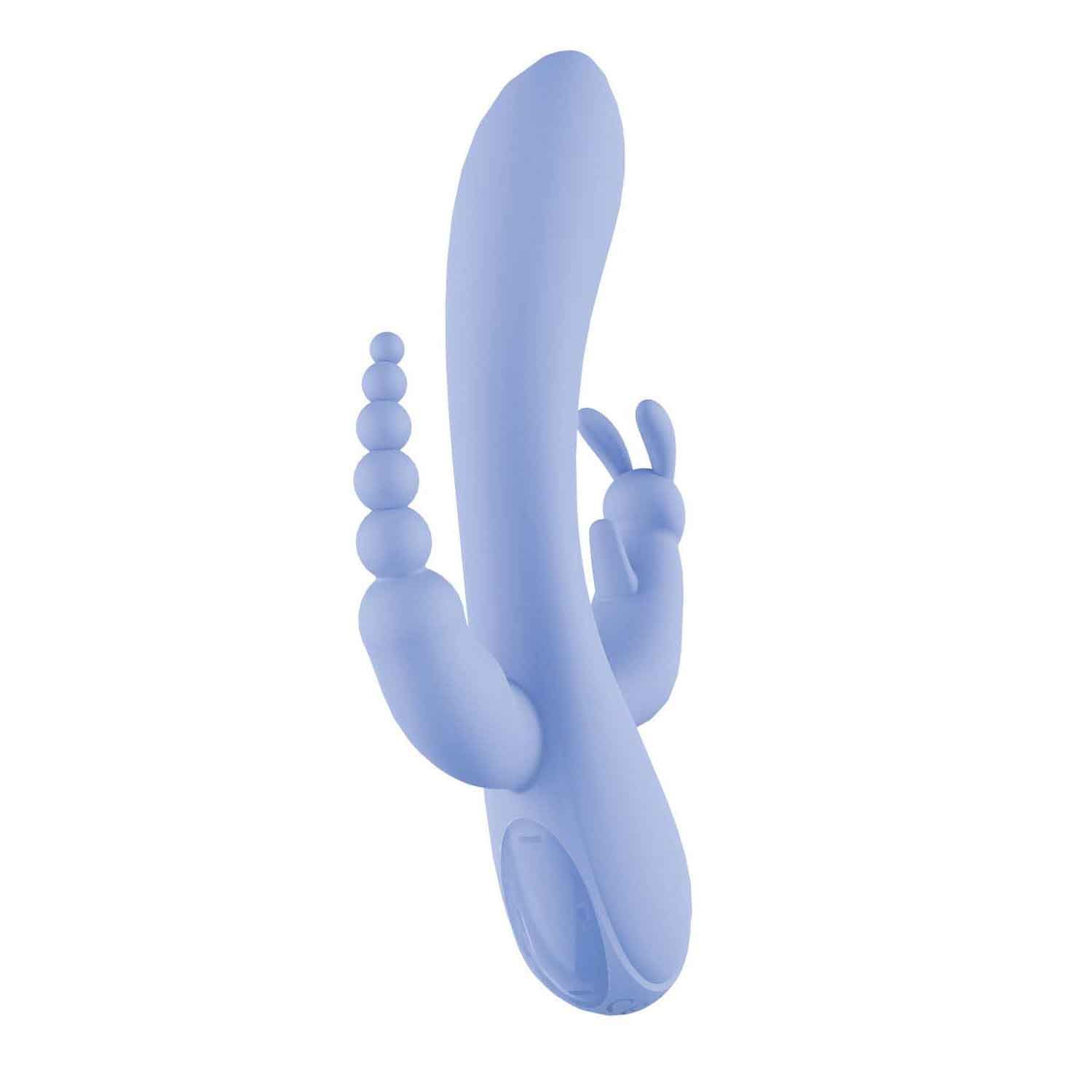 THE BEAT TRIFECTA MASSAGER-VIOLET - #3196-2