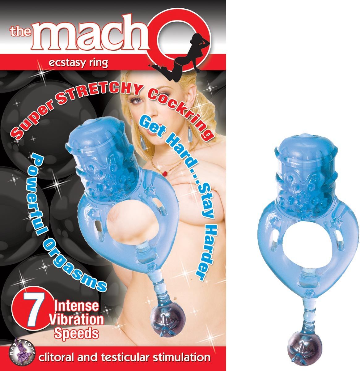 THE MACHO ECSTASY RING-BLUE - #2146-1