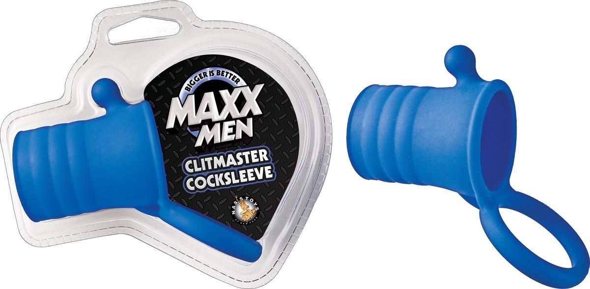 MAXX MEN CLITMASTER COCKSLEEVE-BLUE - #2697-1