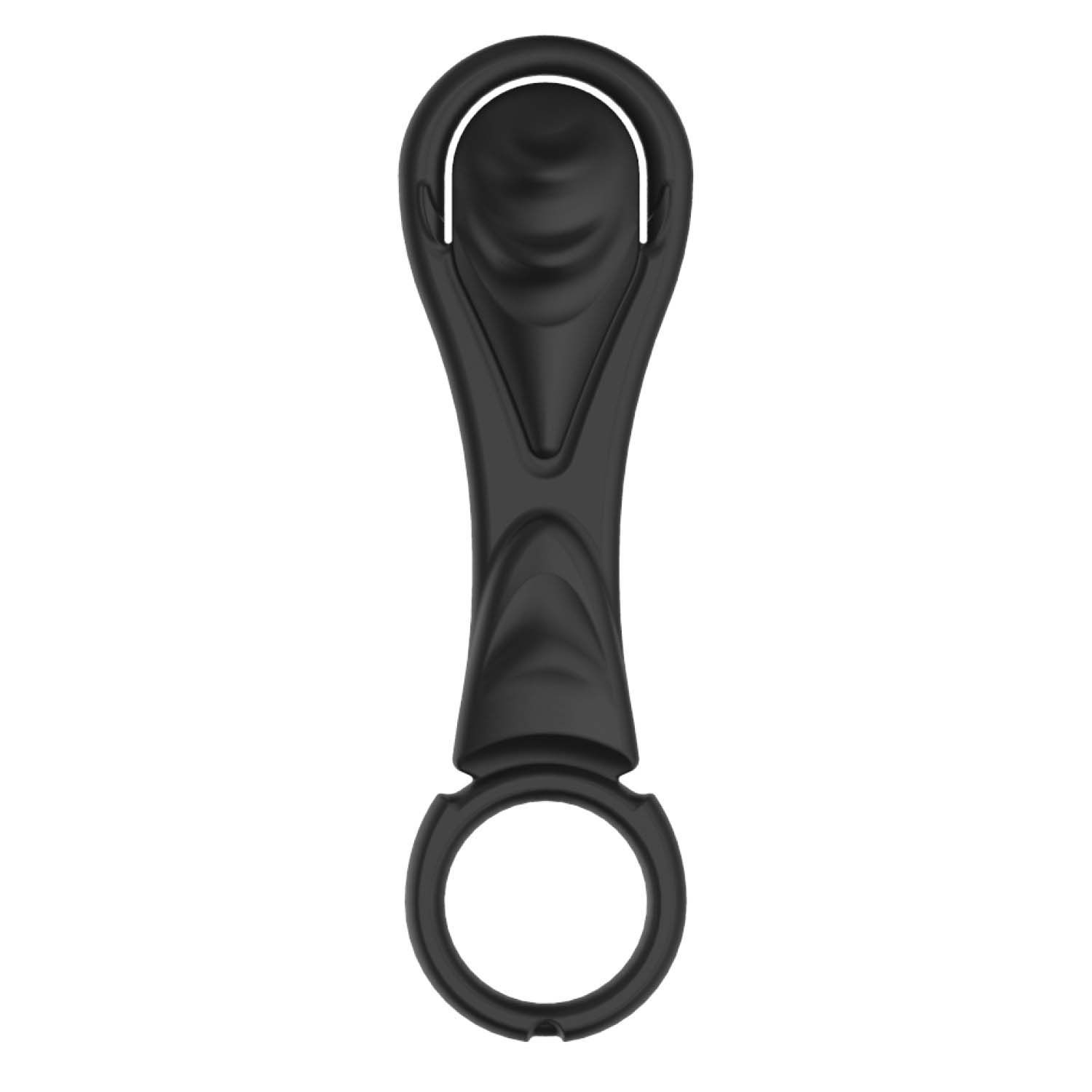 MY COCKRING RIBBED SHAFT COCKRING-BLACK - #3008