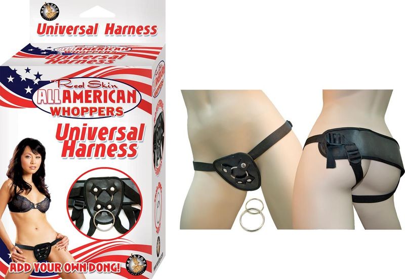 ALL AMERICAN WHOPPERS UNIVERSAL HARNESS - BLACK - #2322