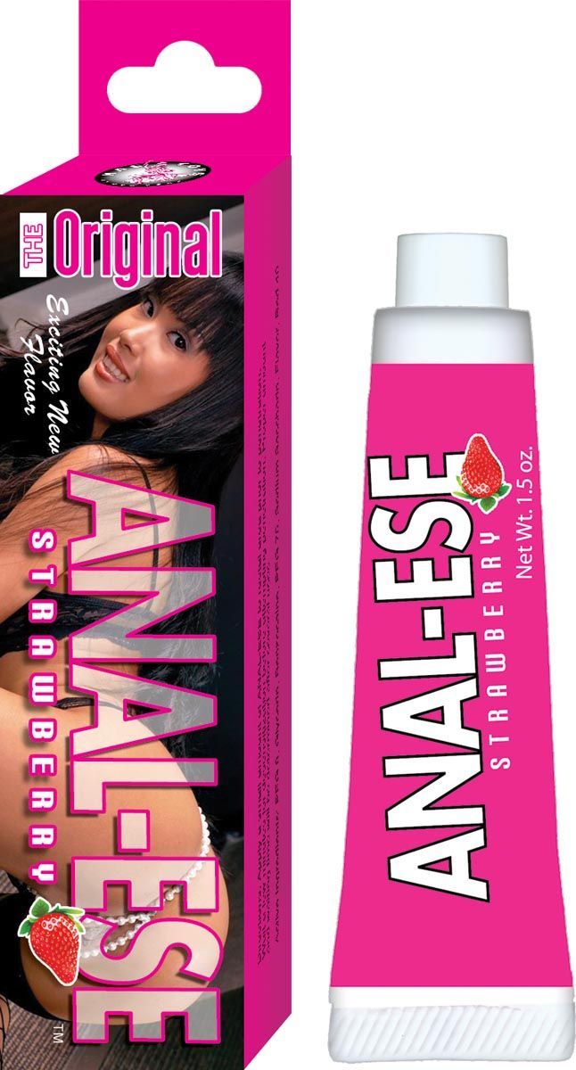 ANAL-ESE CREAM STRAWBERRY FLAVOR 1.5 OZ. - #0316-2