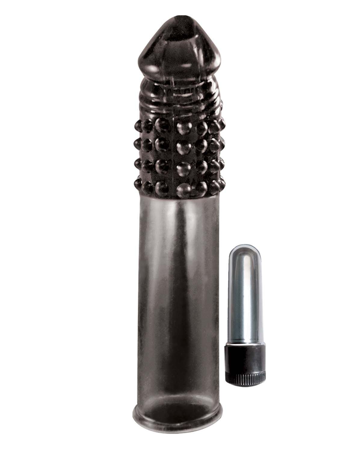 RAM VIBRATING PENIS EXTENDER-SMOKE - #2467-2
