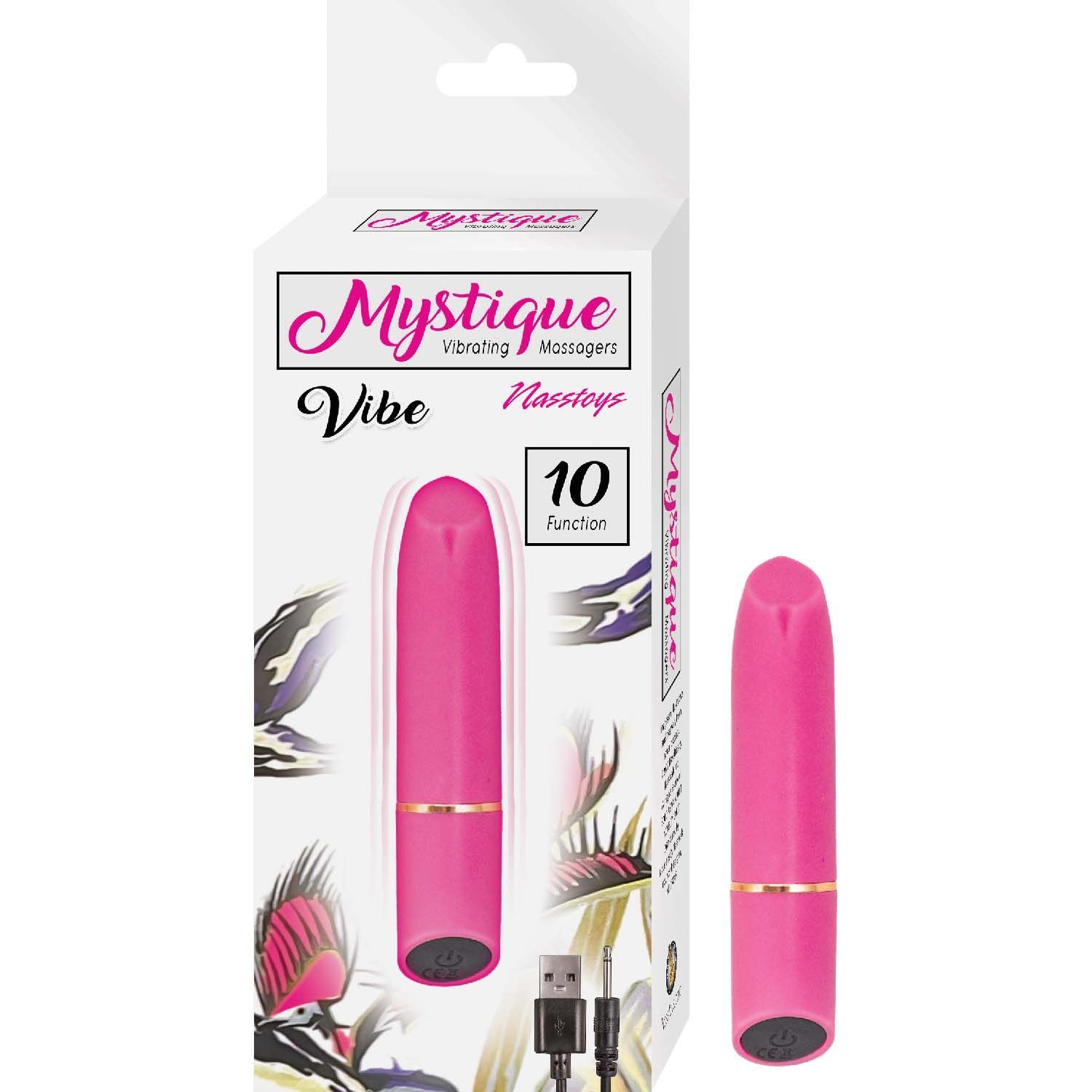 MYSTIQUE VIBRATING MASSAGERS VIBE-PINK - #3098-1