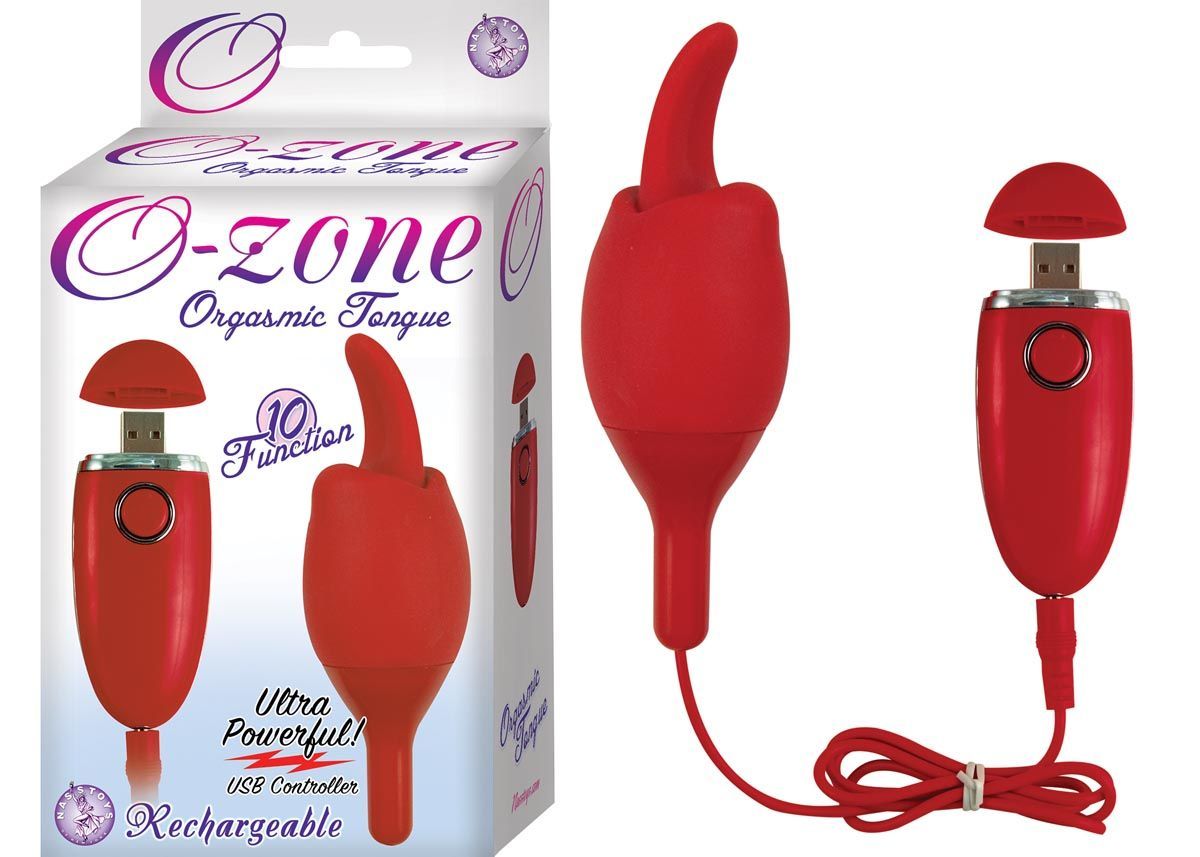 OZONE ORGASMIC TONGUE-RED - #2710
