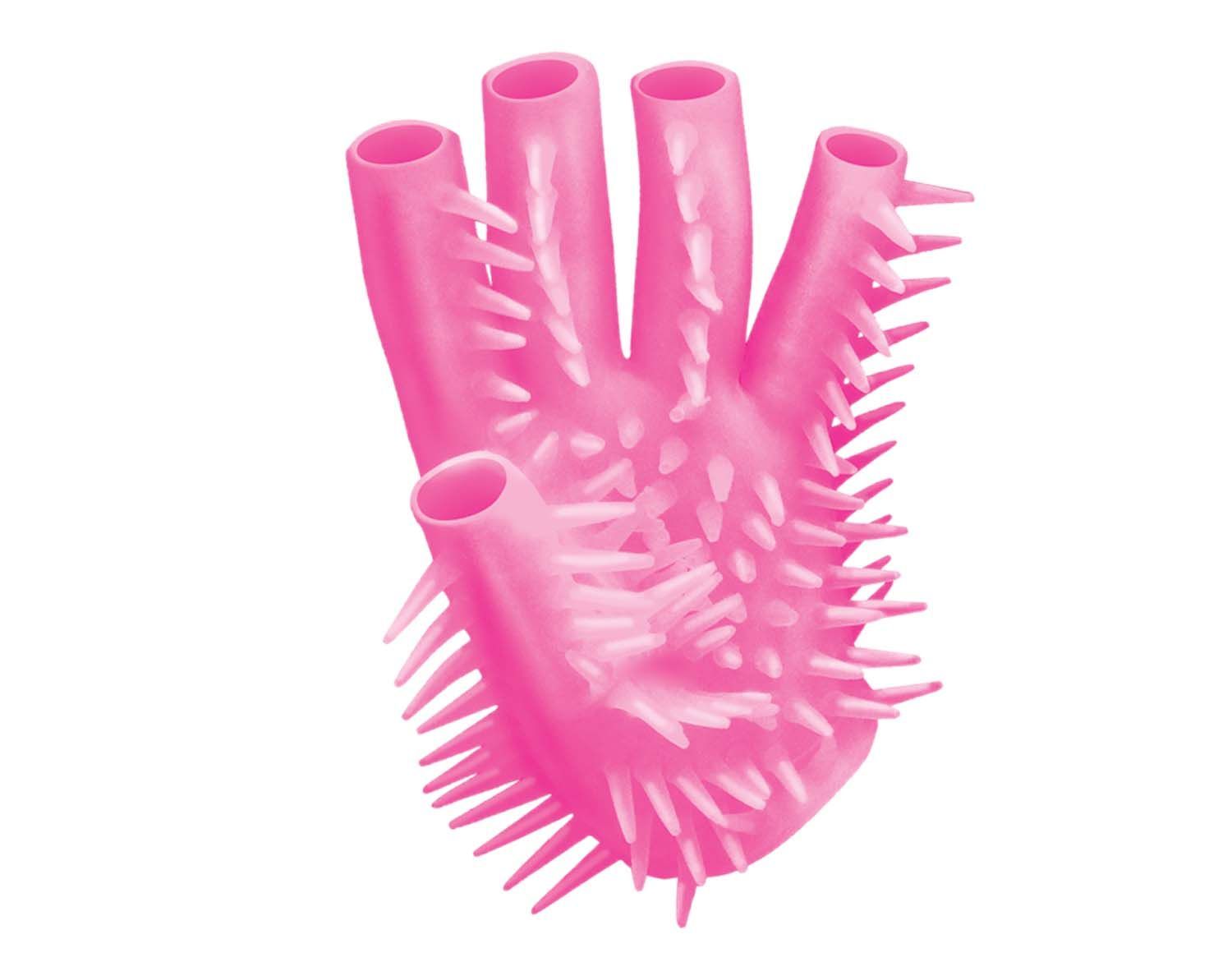 MASTURBATING GLOVE-PINK - #2492-1