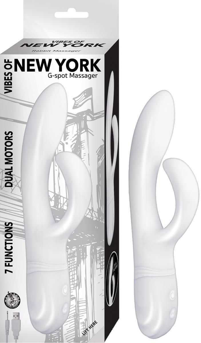 VIBES OF NEW YORK G-SPOT MASSAGER-WHITE - #2884-1
