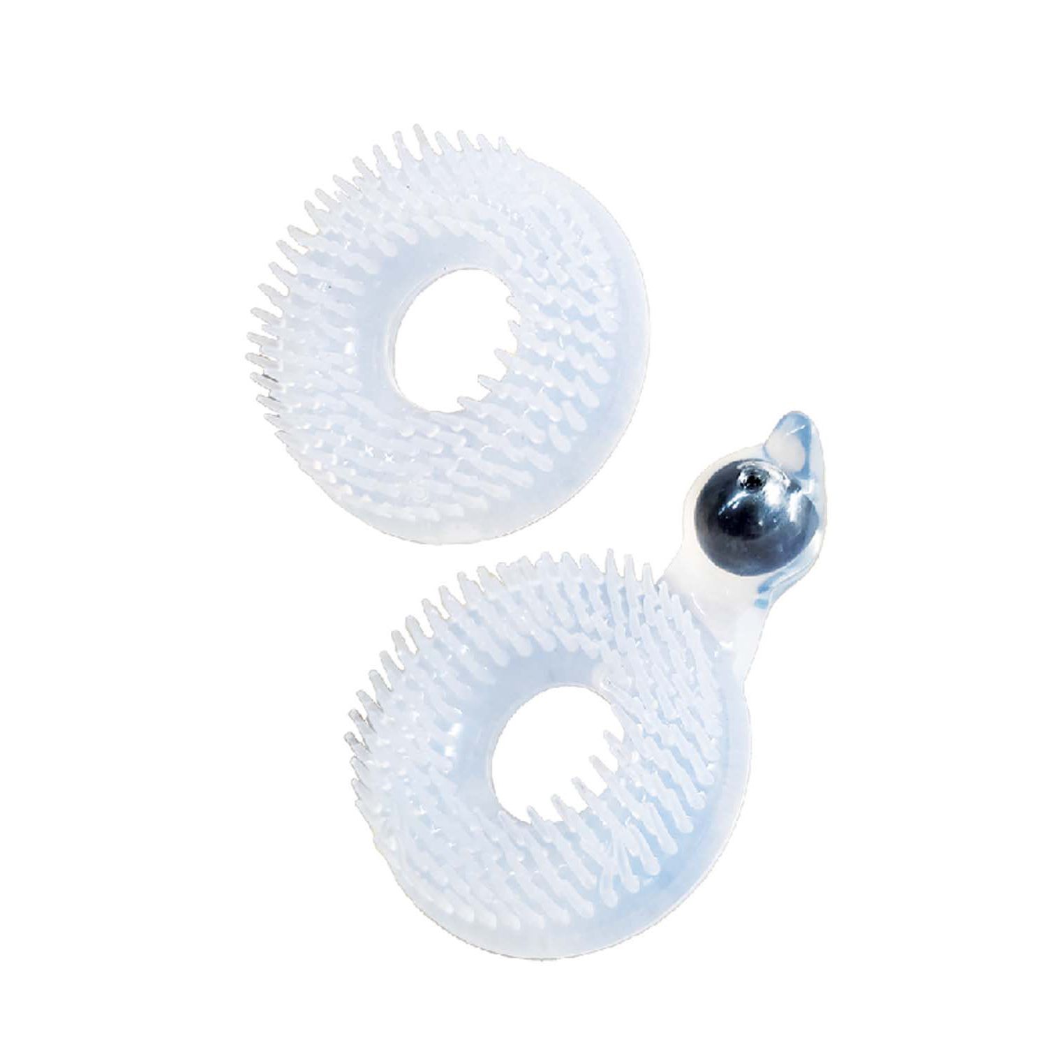 ENHANCER DUAL LOVE RINGS-CLEAR - #3236-1