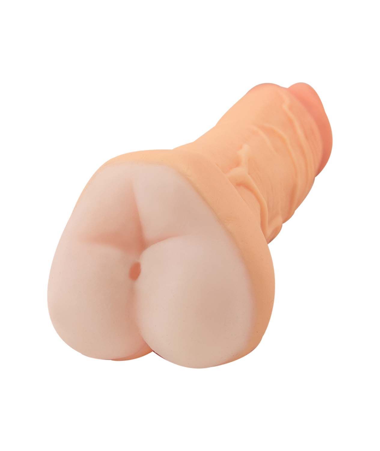 REALCOCKS SELF LUBRICATING 9&quot; 3 IN 1 MASTURBATOR-WHITE - #3119