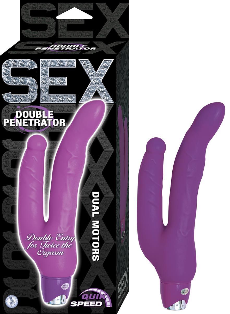 SEXDOUBLE PENETRATOR-PURPLE - #2742-2
