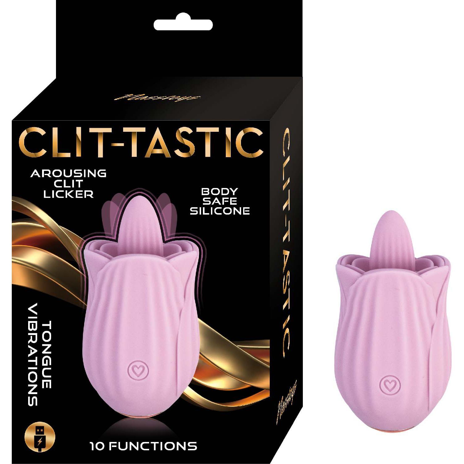 CLIT-TASTIC AROUSING CLIT LICKER-PINK - #3158-1