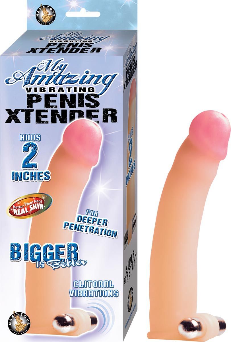 MY AMAZING VIBRATING PENIS XTENDER-WHITE - #2778
