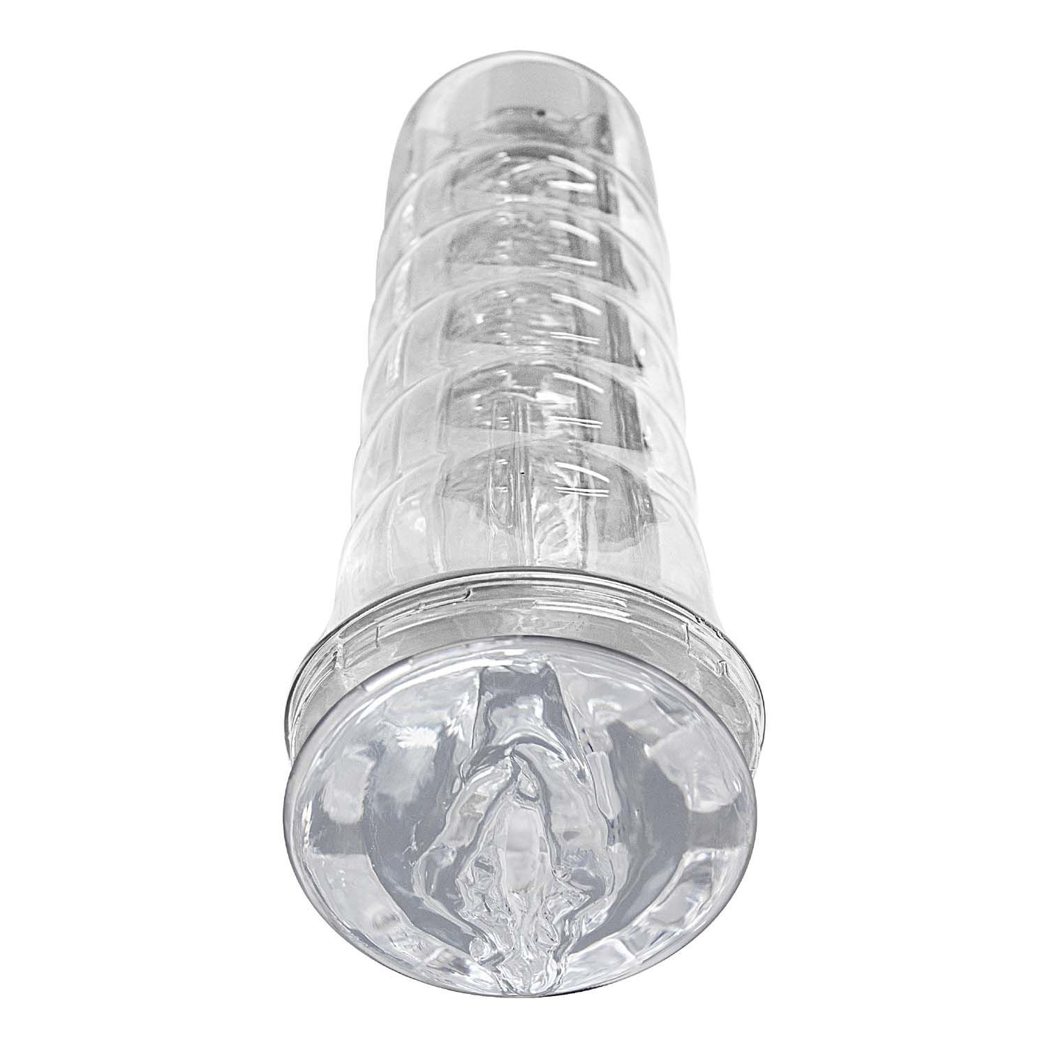 DREAM-LITE CRYSTAL VAGINA MASTURBATOR-CLEAR - #3123-1