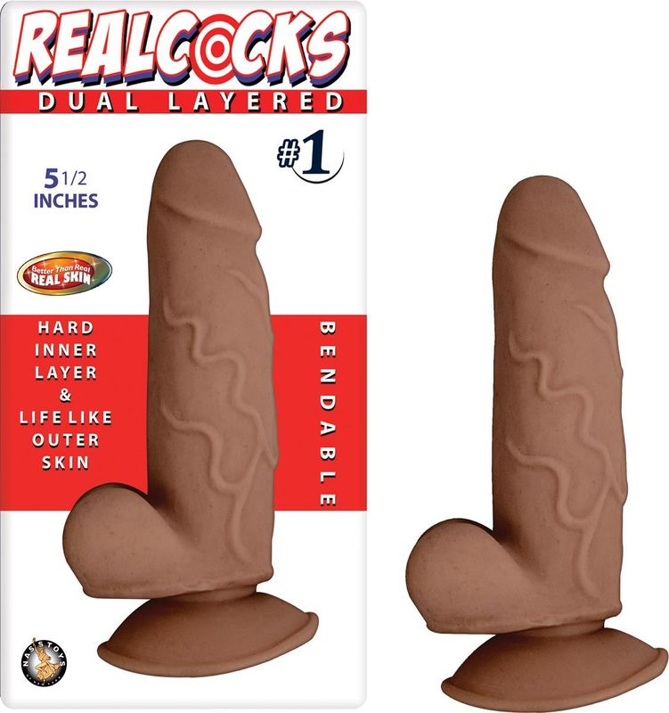 REALCOCKS DUAL LAYERED #1-BROWN - #2780-2