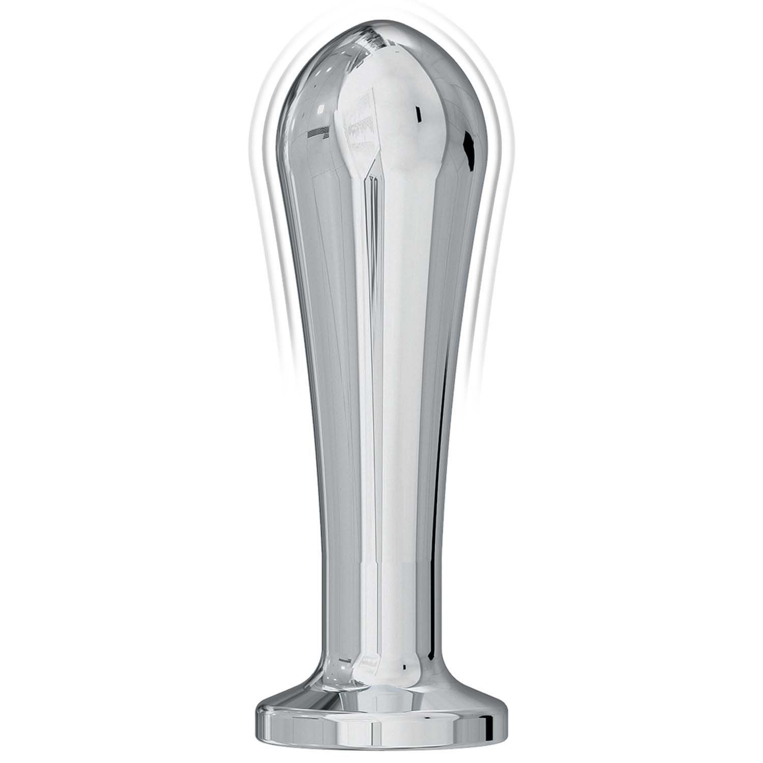 ASS-SATION REMOTE VIBRATING METAL ANAL BULB-SILVER - #3117-1