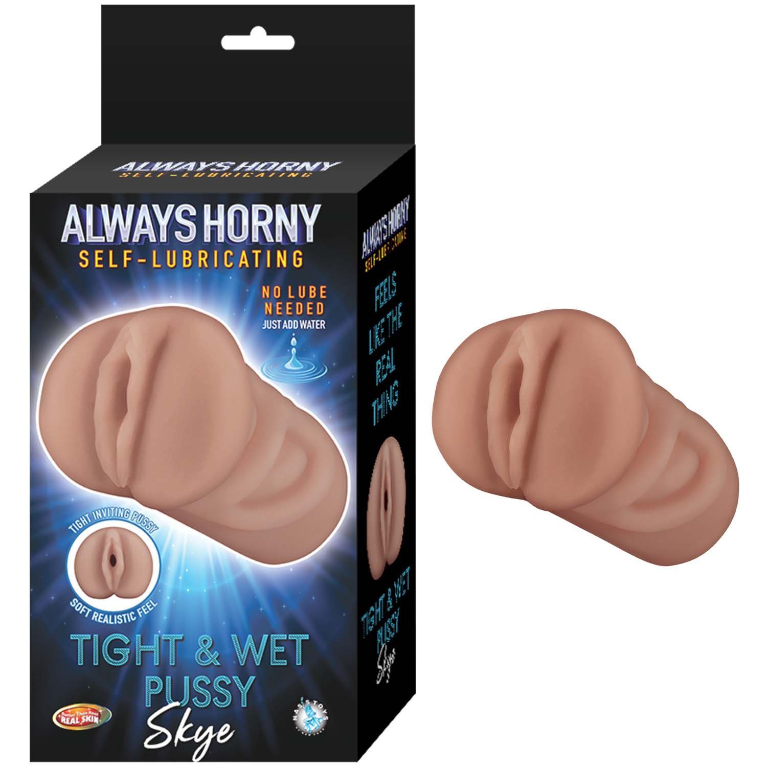 ALWAYS HORNY SELF-LUBRICATING MASTURBATOR SKYE-BROWN - #3252-2