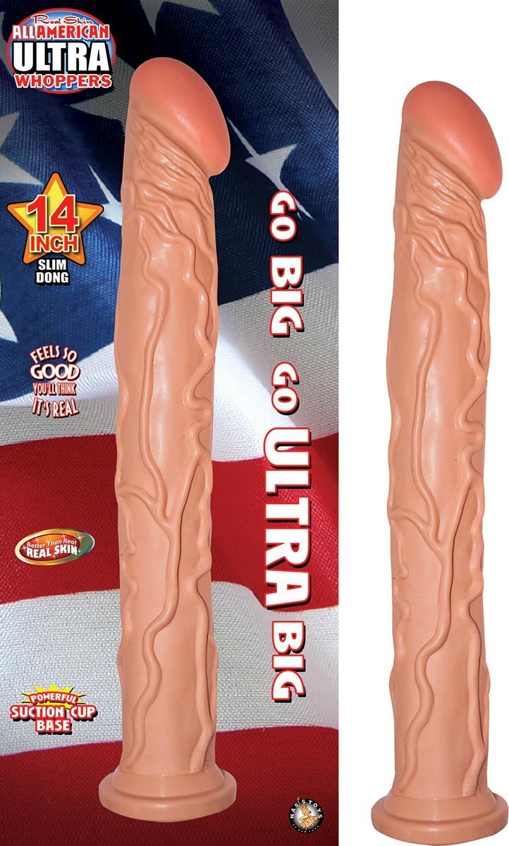 ALL AMERICAN ULTRA WHOPPERS 14&quot; SLIM DONG – WHITE - #2628