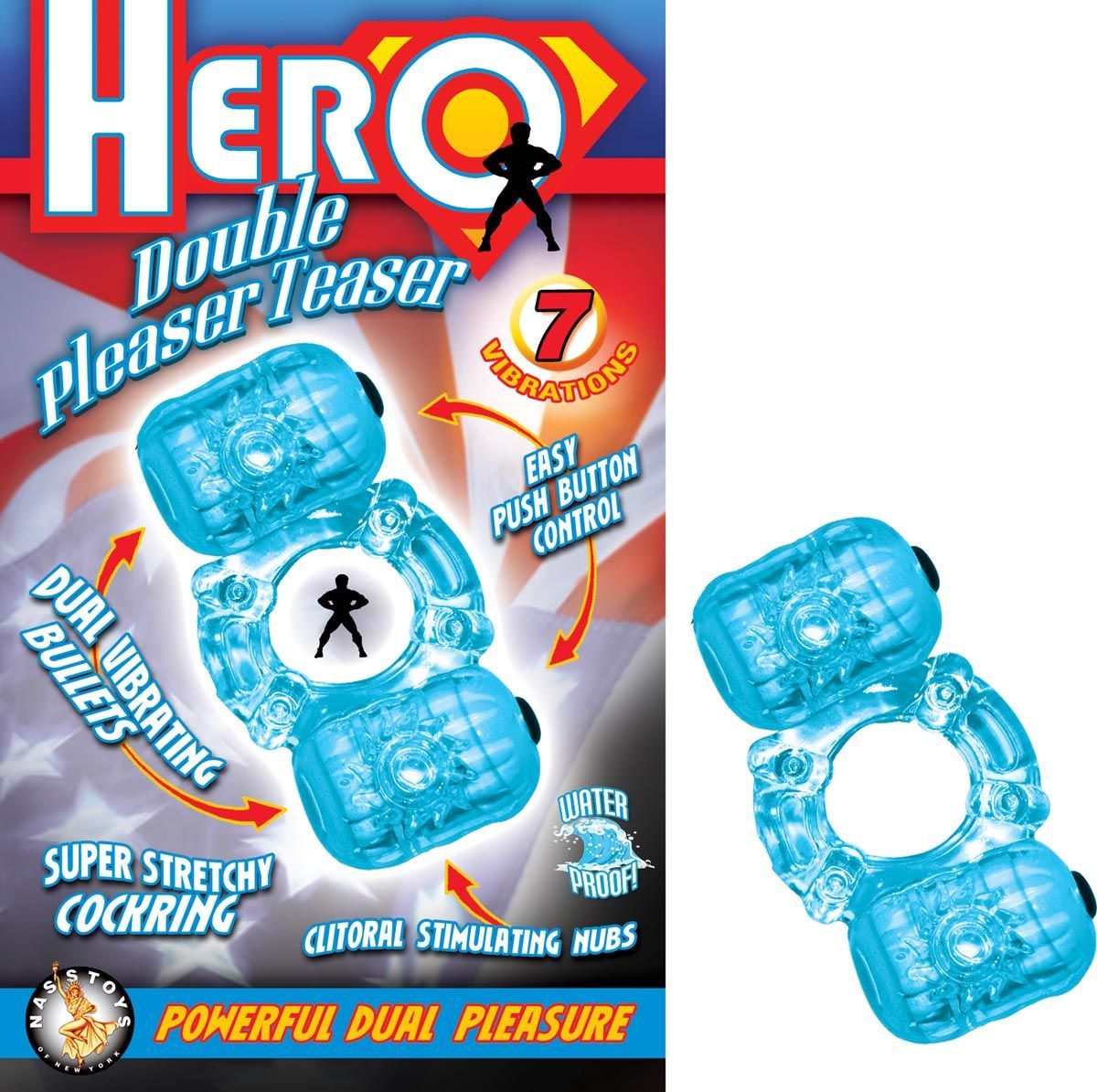 HERO DOUBLE PLEASER TEASER - BLUE - #2330-1