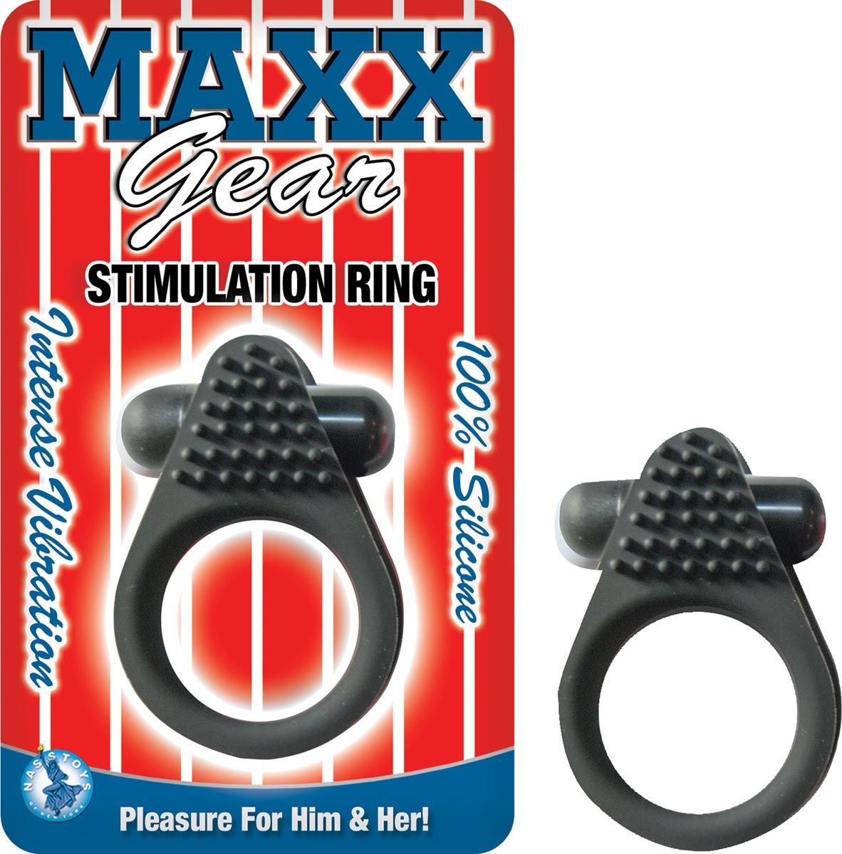 MAXX GEAR STIMULATION RING-BLACK - #2744-2