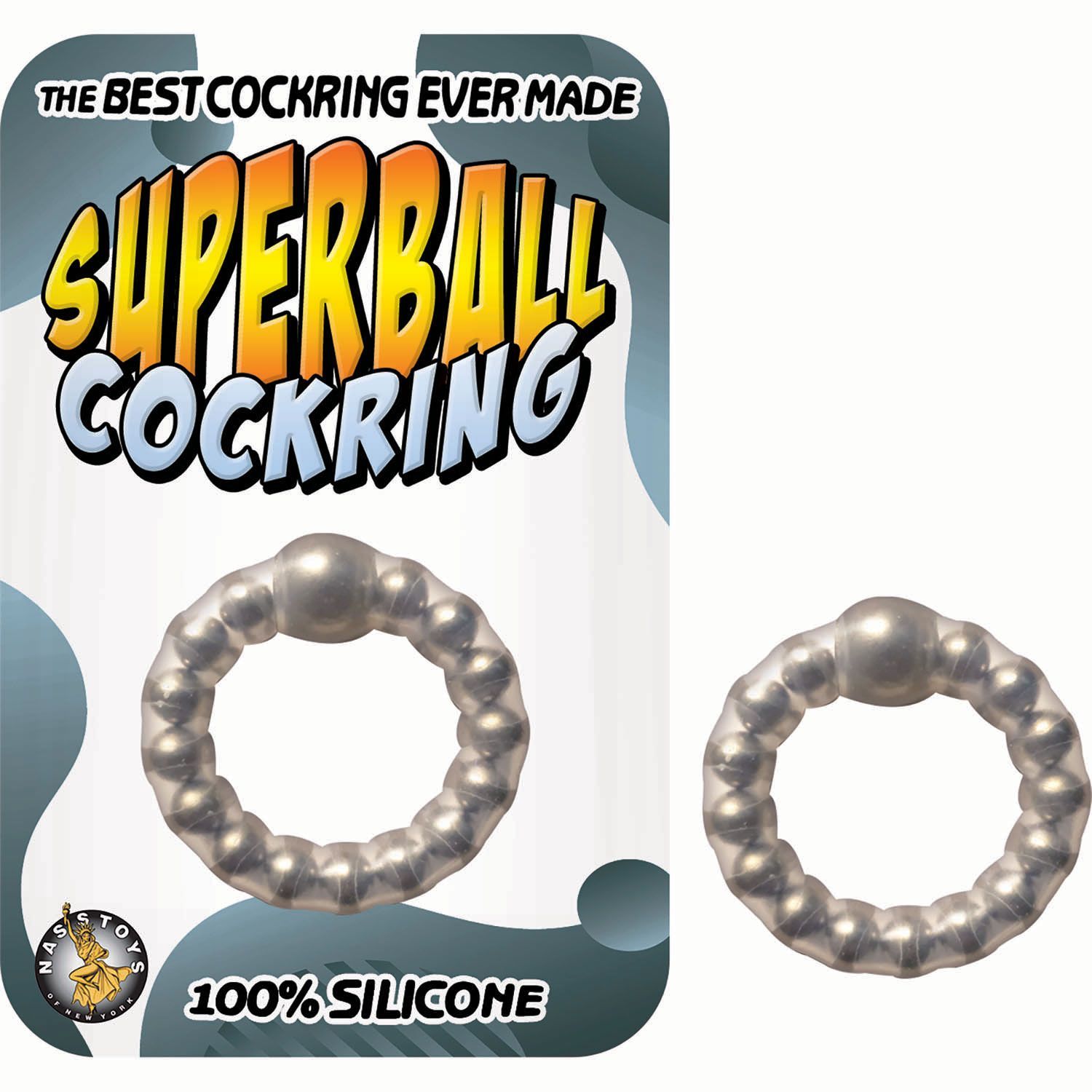 SUPERBALL COCKRING-CLEAR - #3049