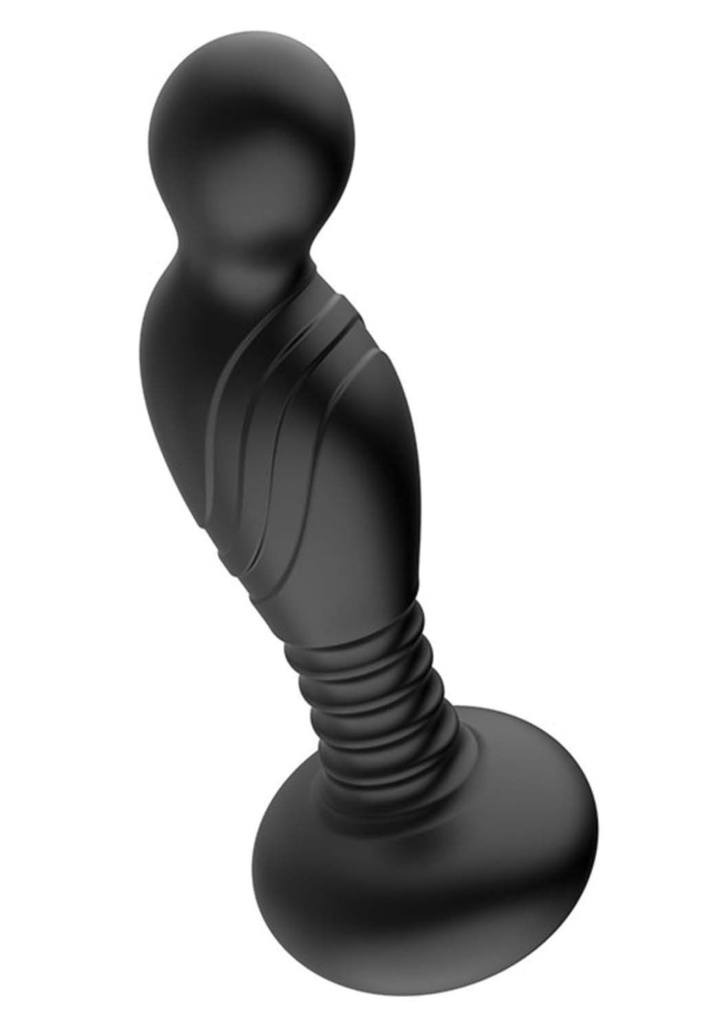 ASS-SATION REMOTE VIBRATING P-SPOT PLUG-BLACK - #3137