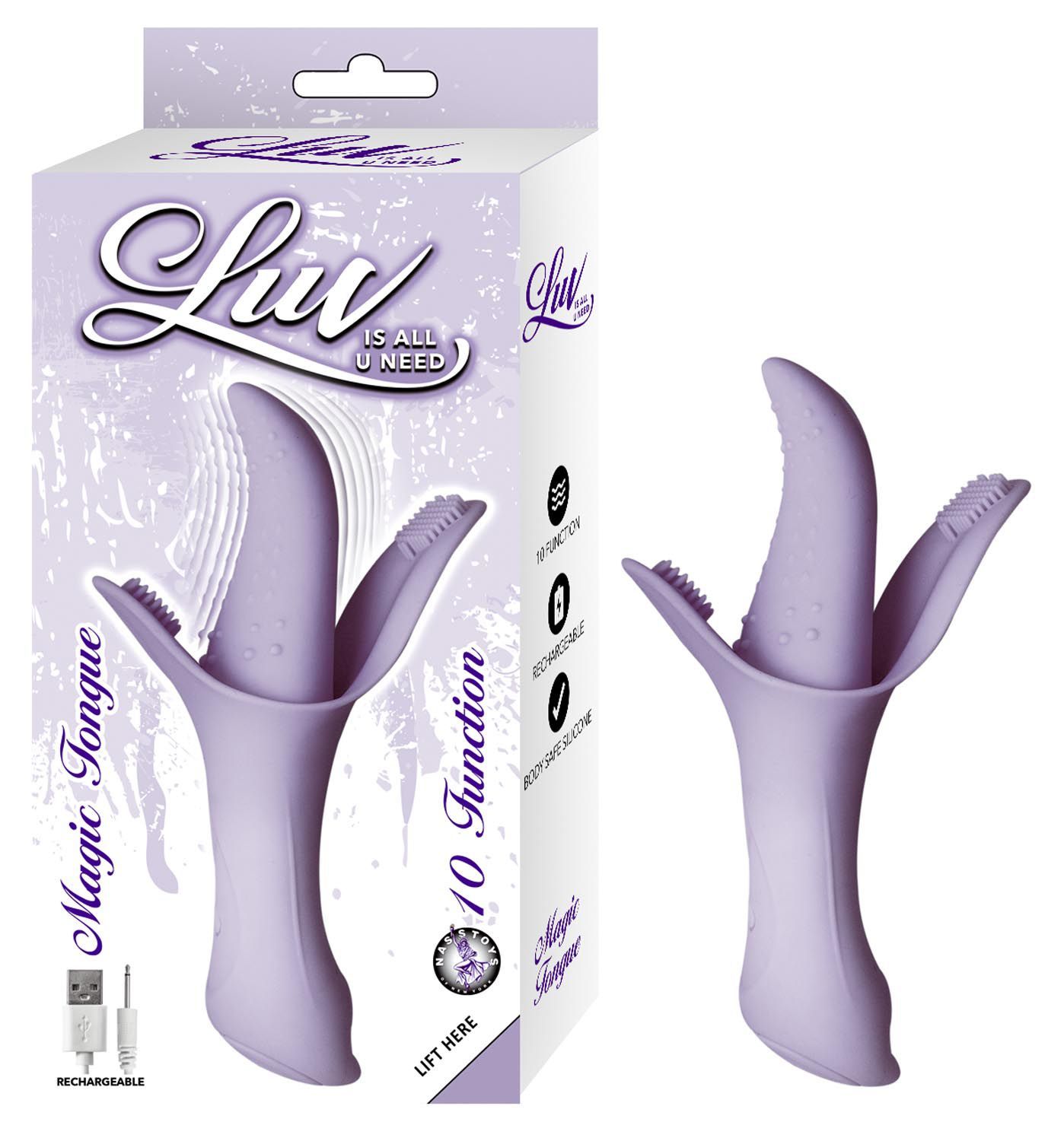 LUV MAGIC TONGUE-LAVENDER - #3012-2
