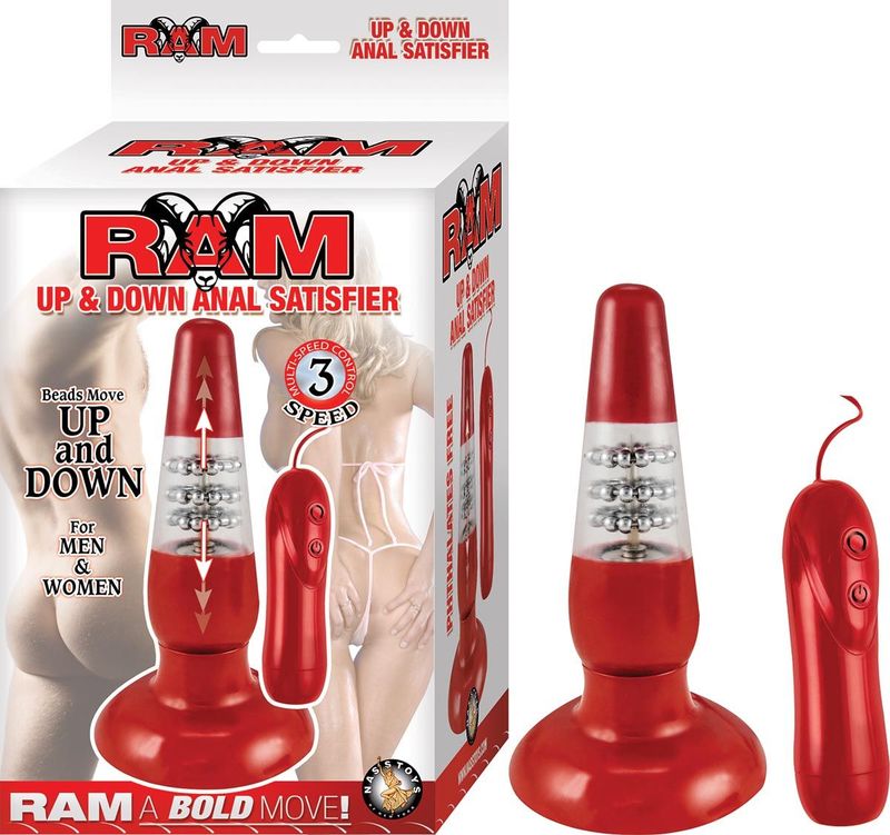 RAM UP &amp; DOWN ANAL SATISFIER-RED - #2651-1