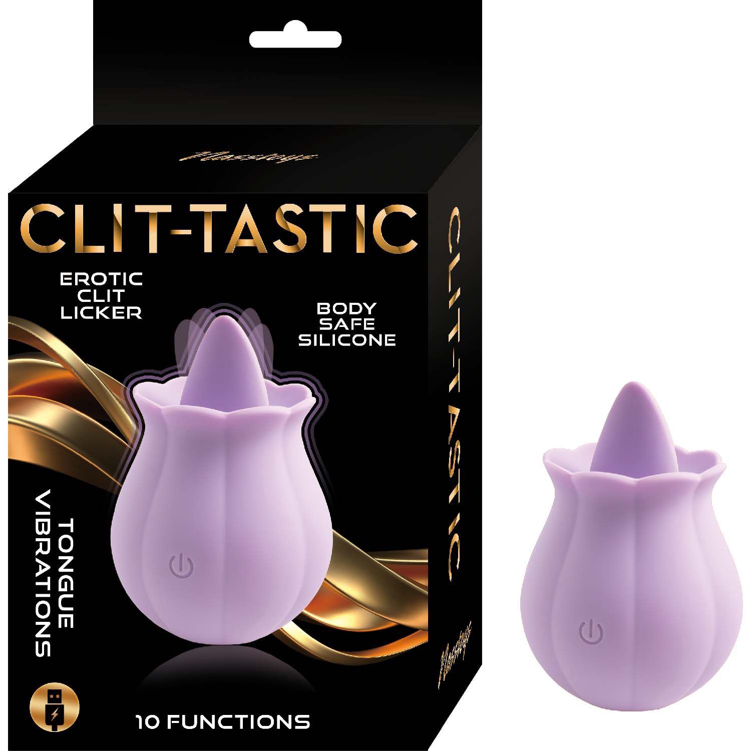 CLIT-TASTIC EROTIC CLIT LICKER-LAVENDER - #3160-2