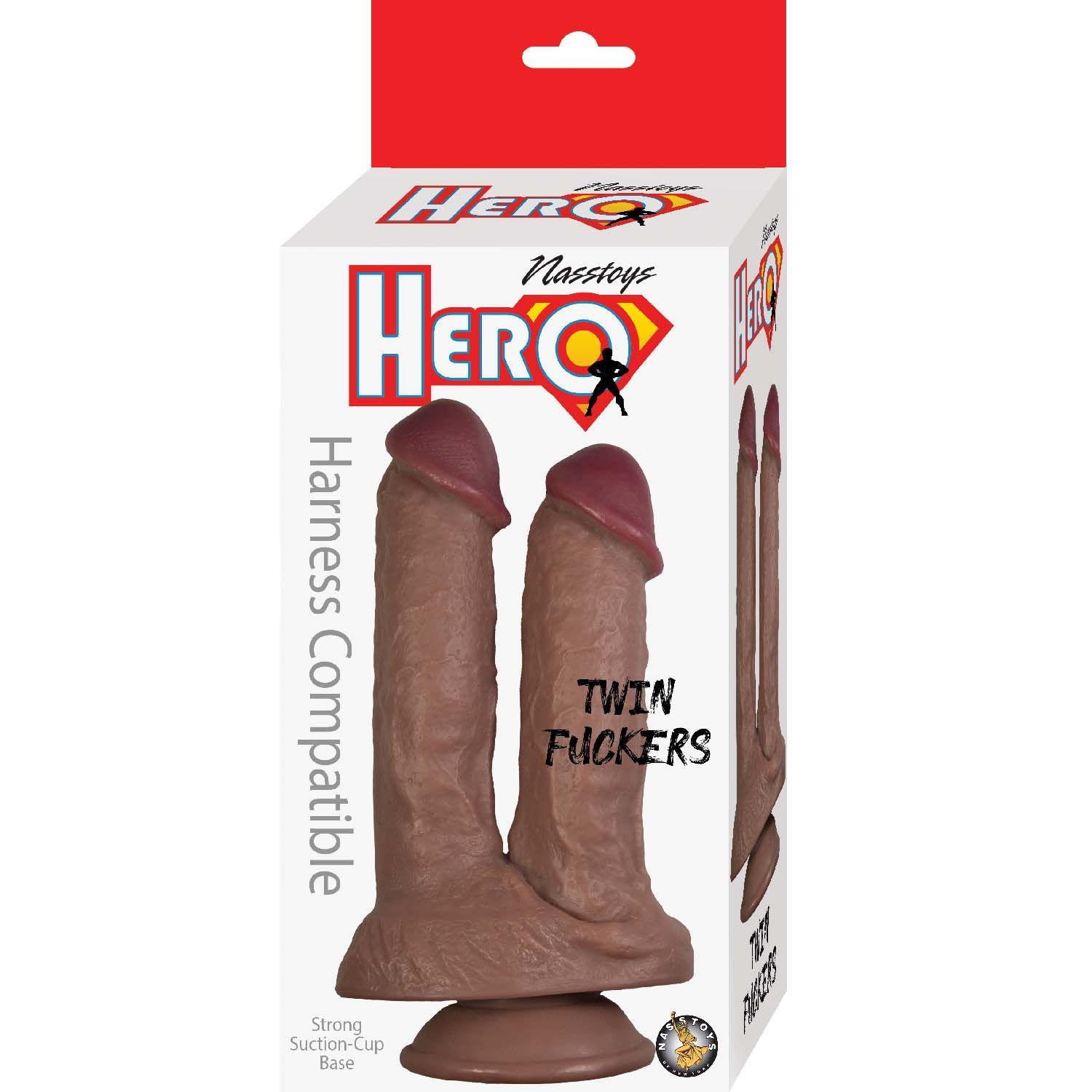 HERO TWIN FUCKERS-BROWN - #3075-2