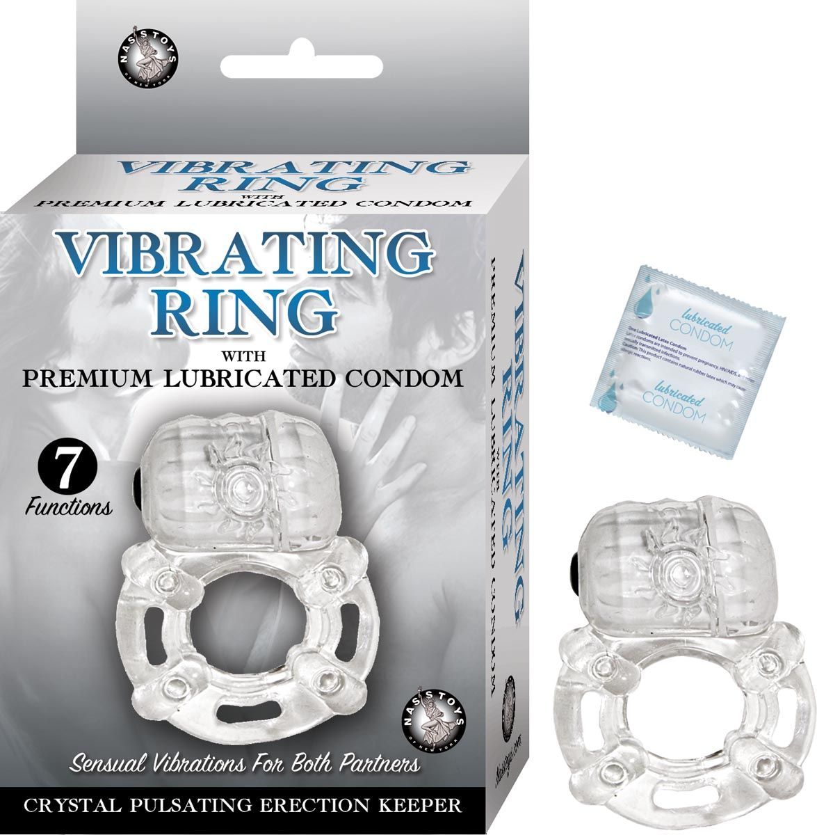 VIBRATING RING CRYSTAL PULSATING ERECTION KEEPER-CLEAR - #2765