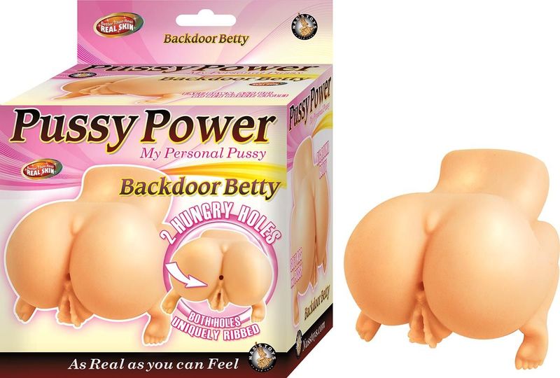 PUSSY POWER BACKDOOR BETTY-WHITE - #2679