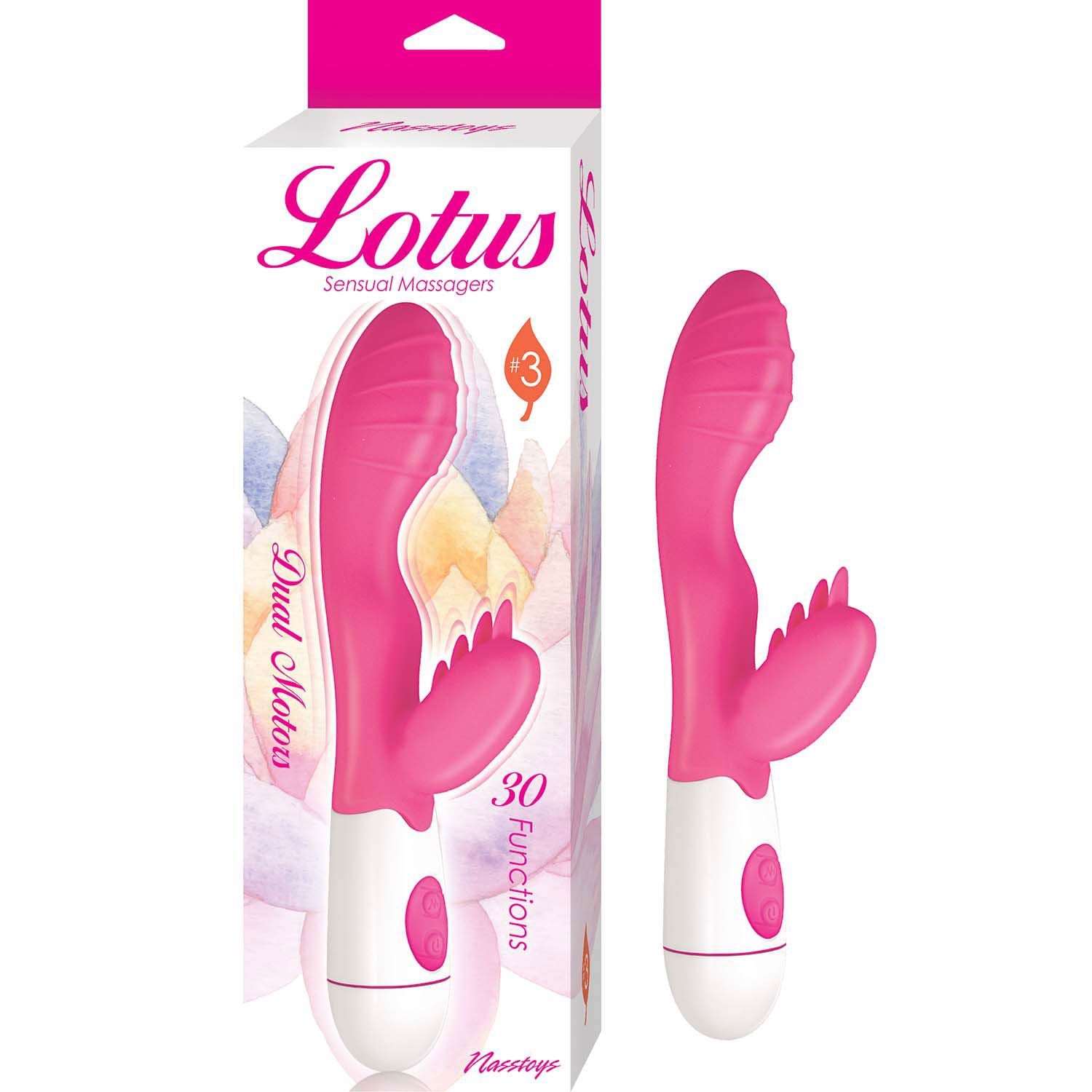 LOTUS SENSUAL MASSAGERS #3-PINK - #3016-1