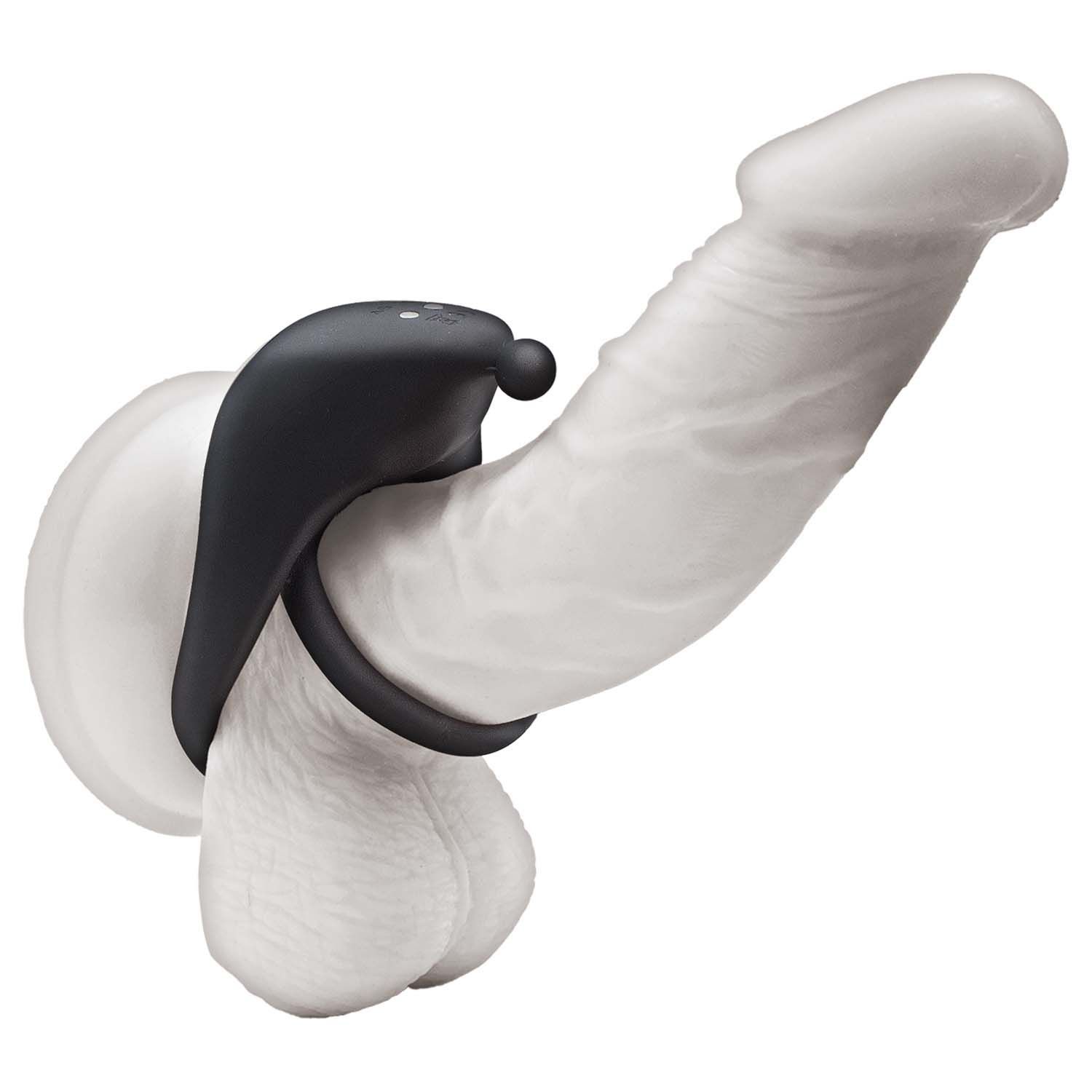 COCKPOWER REMOTE CONTROL PLEASURE RING-BLACK - #3247