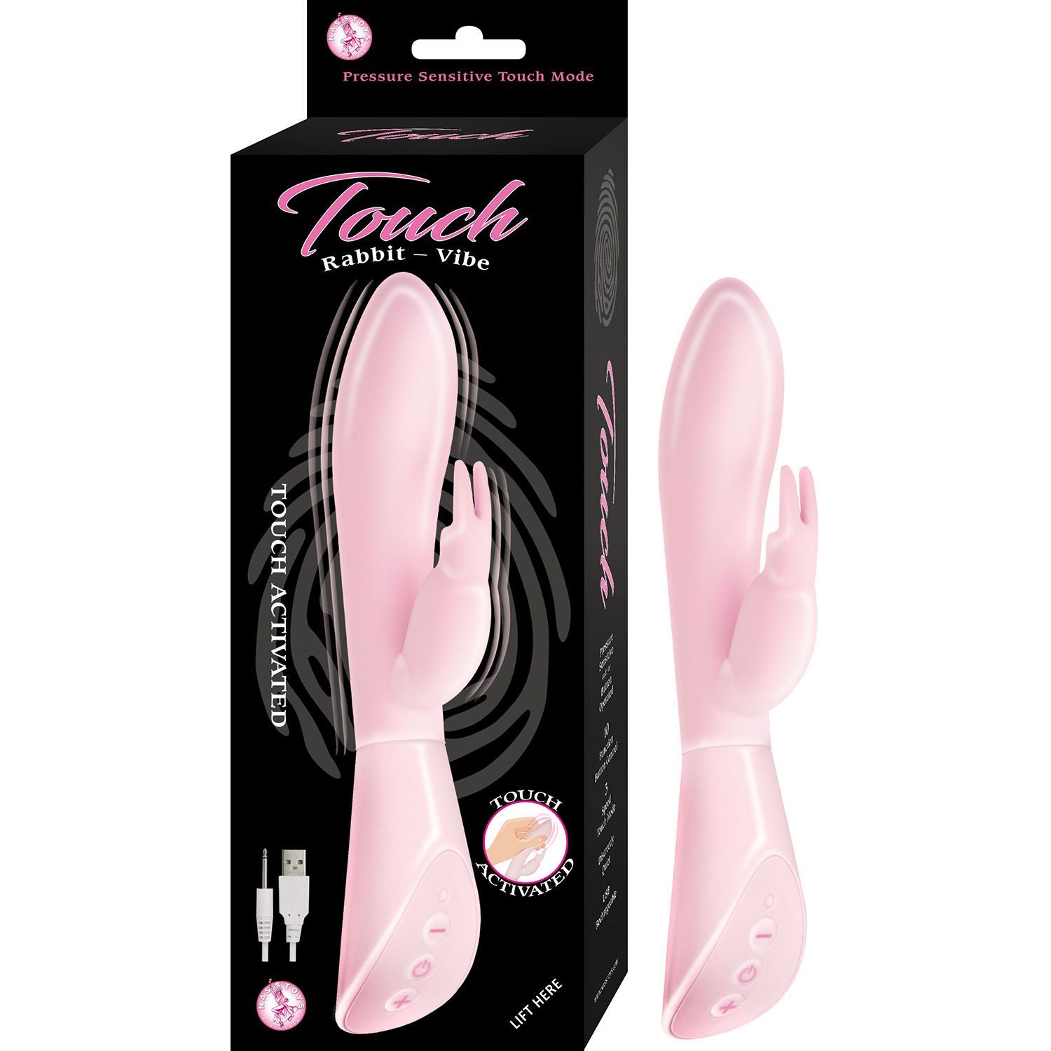 TOUCH RABBIT-VIBE-PINK - #2980-1