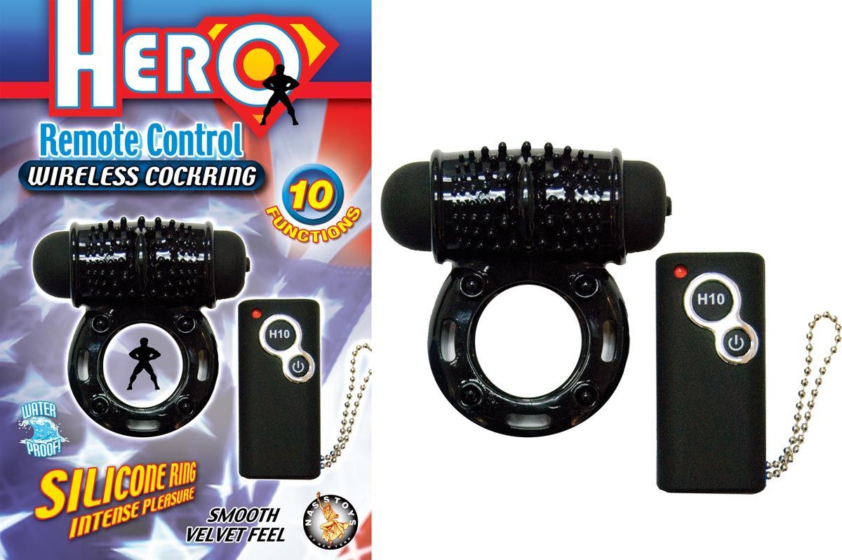 HERO REMOTE CONTROL WIRELESS COCKRING - BLACK - #2315-2