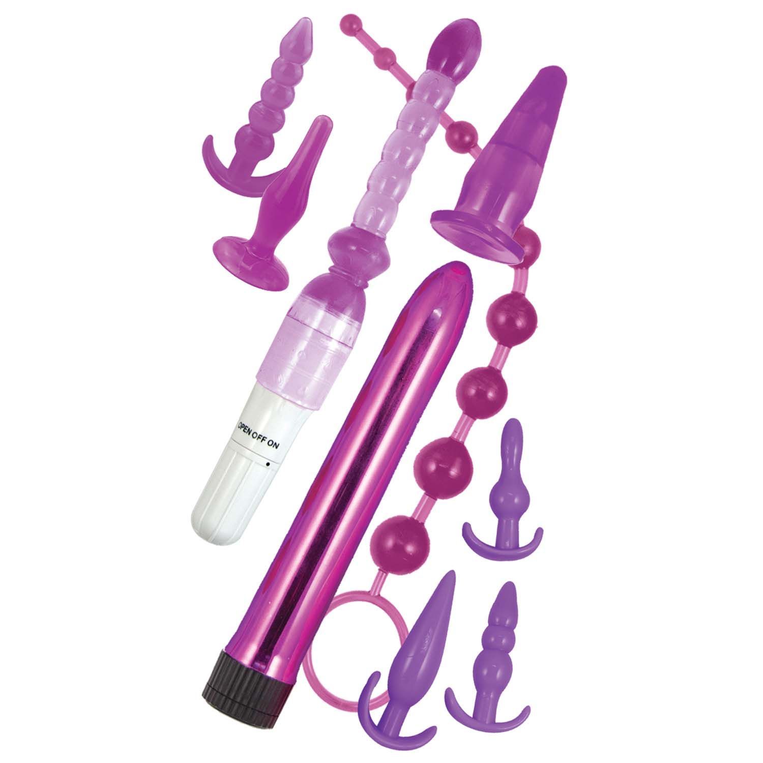 PURPLE ELITE COLLECTION SUPREME ANAL PLAY KIT-PURPLE - #3121