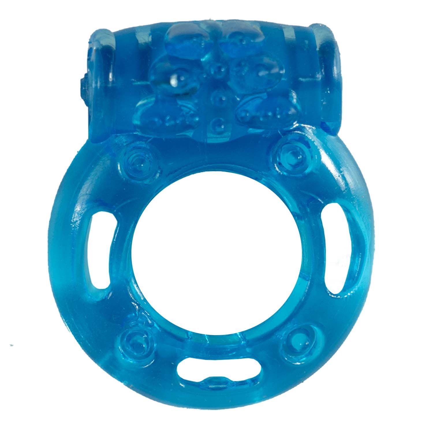 THE MACHO VIBRATING COCKRING-BLUE - #2147-3